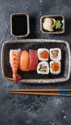 Bento Mix Box mit 64 Stück Sushi