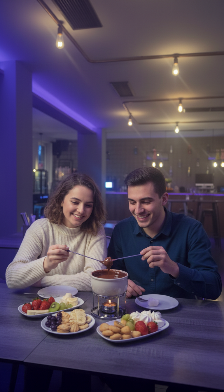 Schokofondue für 2 Personen