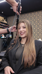 Balayage mit Glossing, Schnitt & Styling