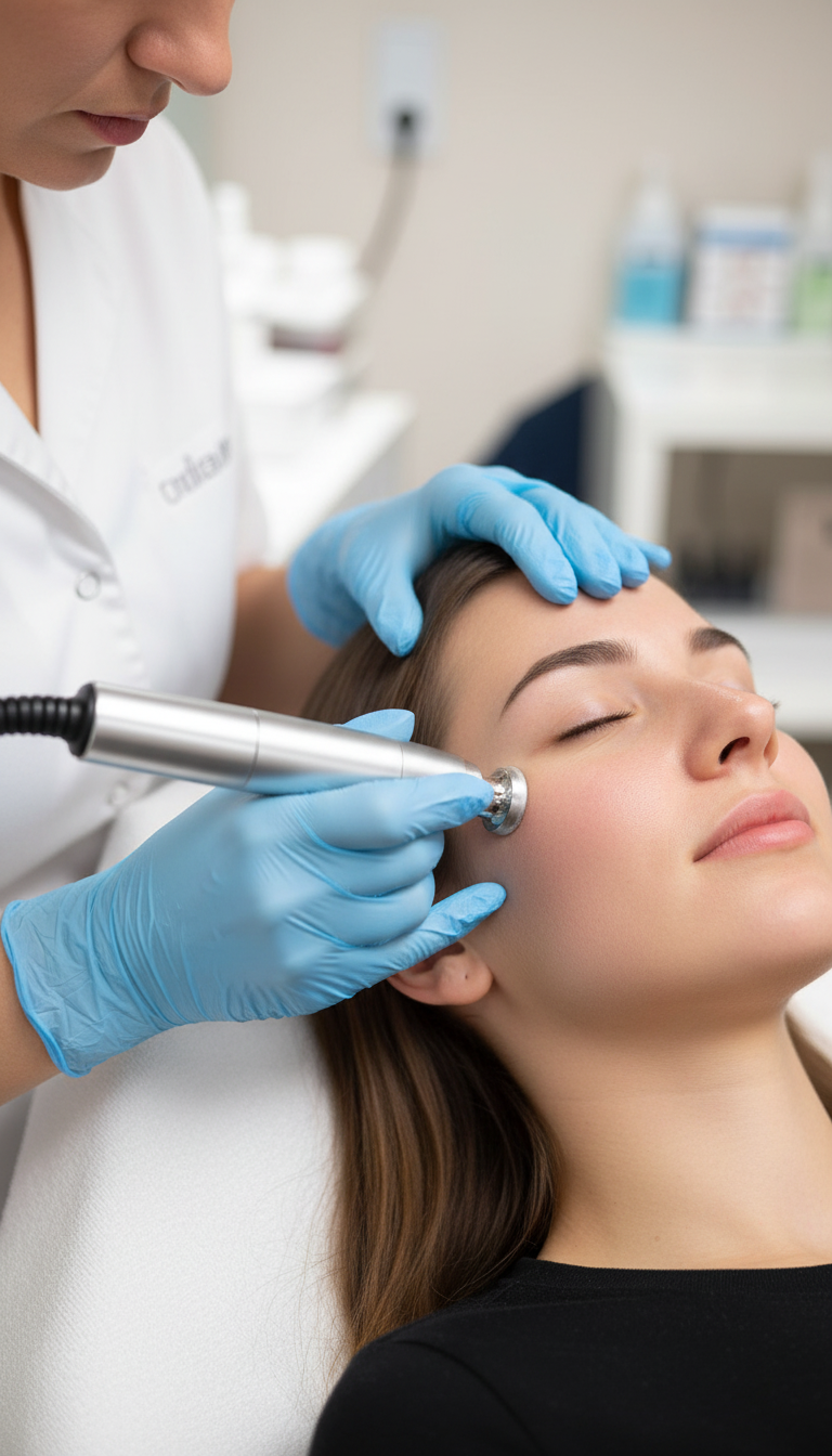 Microdermabrasion Behandlung