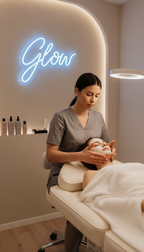 Augenbrauen Styling, Massage & Gesichtsbehandlung