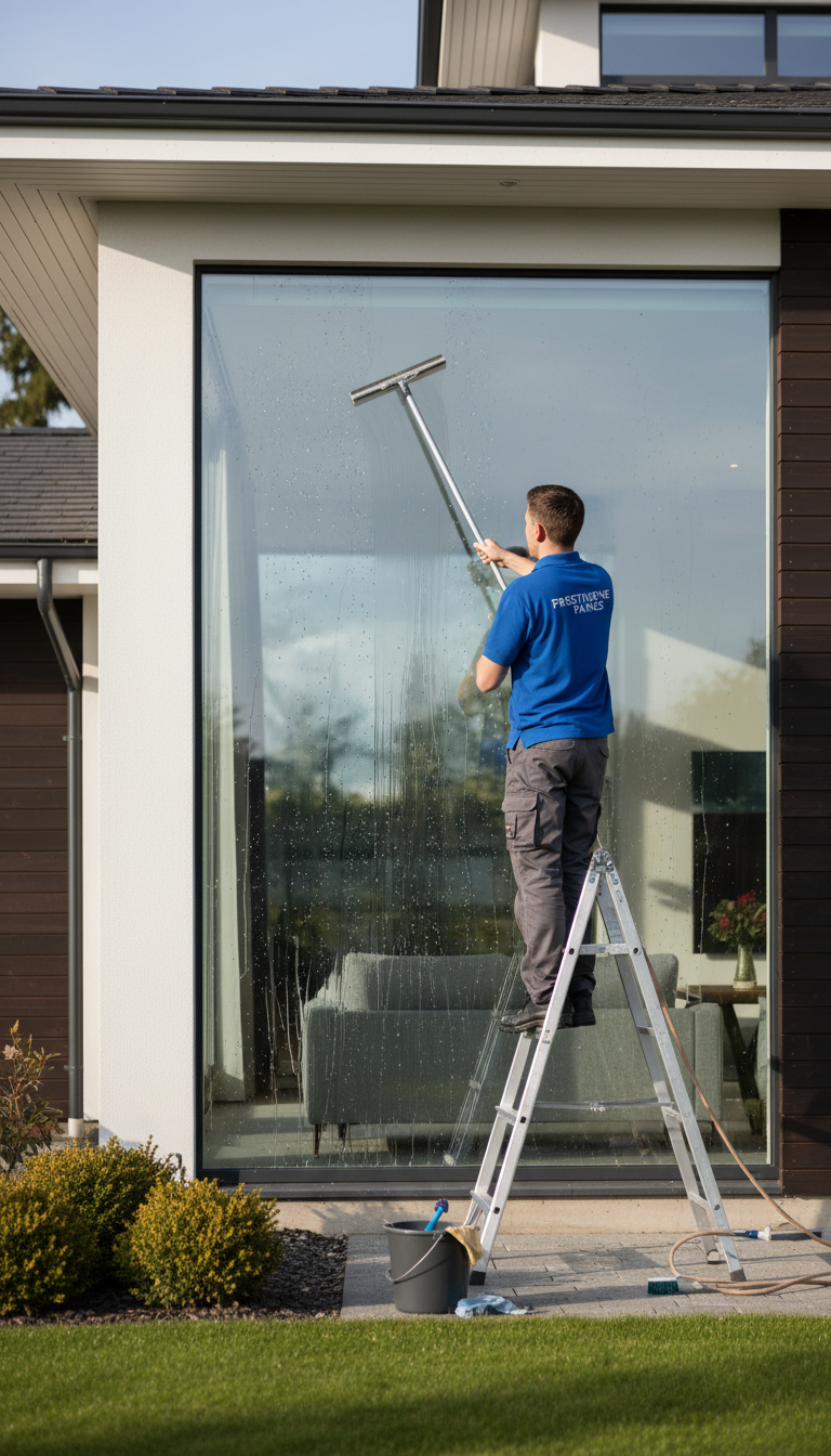 Fensterreinigung für 10 Fenster