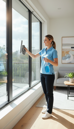 Fensterreinigung für 10 Fenster
