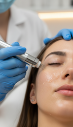 Microneedling Gesichtsbehandlung