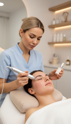 Microneedling Gesichtsbehandlung