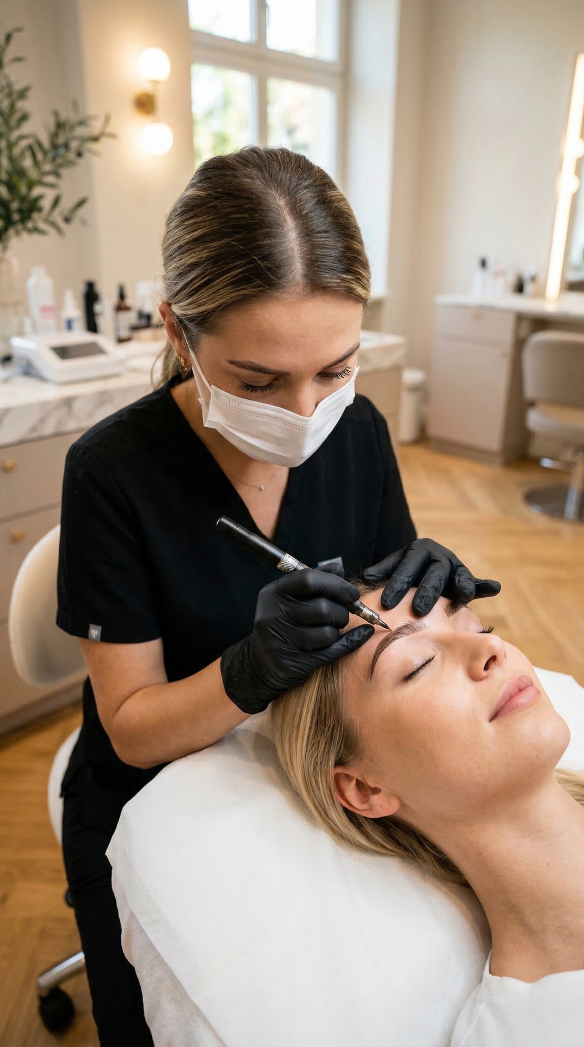 Augenbrauen Microblading