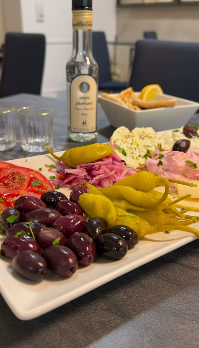 Vorspeisen-Platte & Gyros Pita