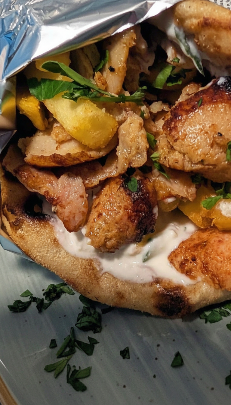 Vorspeisen-Platte & Gyros Pita