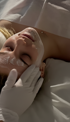 Gesichtsreinigung mit Fruchtsäurepeeling