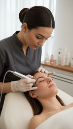 Kosmetisches Microneedling mit Lachs-DNA & Goldserum