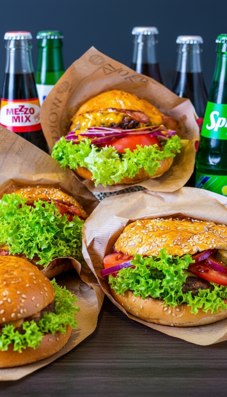 Burger Menü für 2 Personen