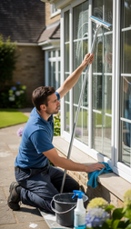 Fensterreinigung für 7 Fenster