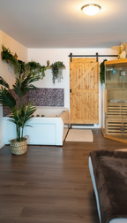 Sauna und Ruhebereich im Day Spa bei Secret Wellness in Ahlen
