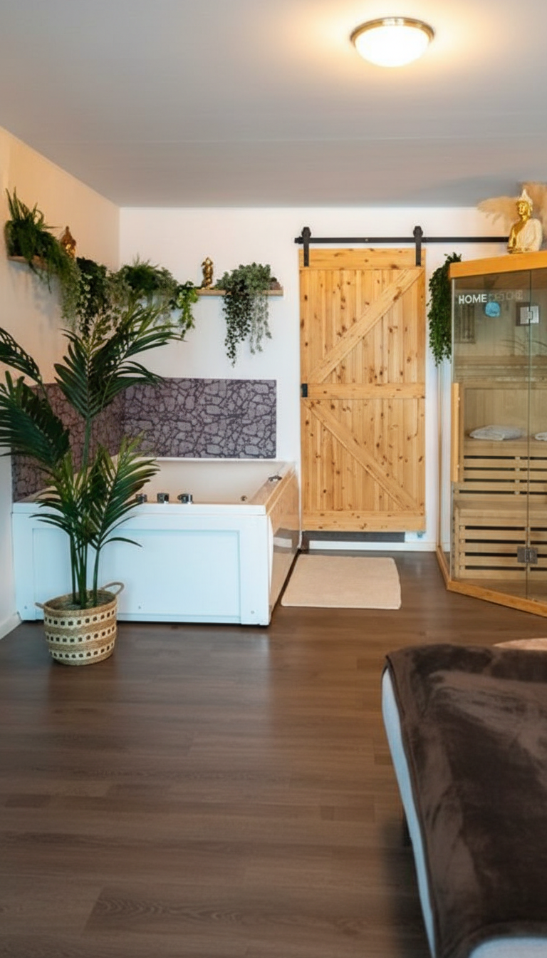 Sauna und Ruhebereich im Day Spa bei Secret Wellness in Ahlen