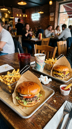 Burger Menü für 2 Personen