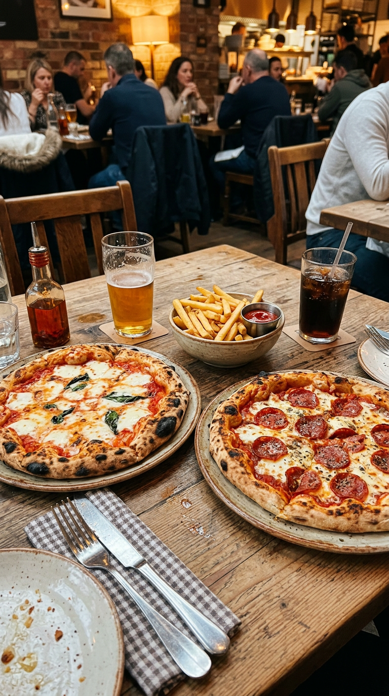 Pizza Menü für 2 Personen
