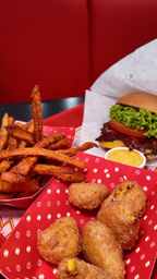 Burger Menü &amp; Beilage für 2 Personen