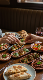 Orientalisches Mittagsbuffet