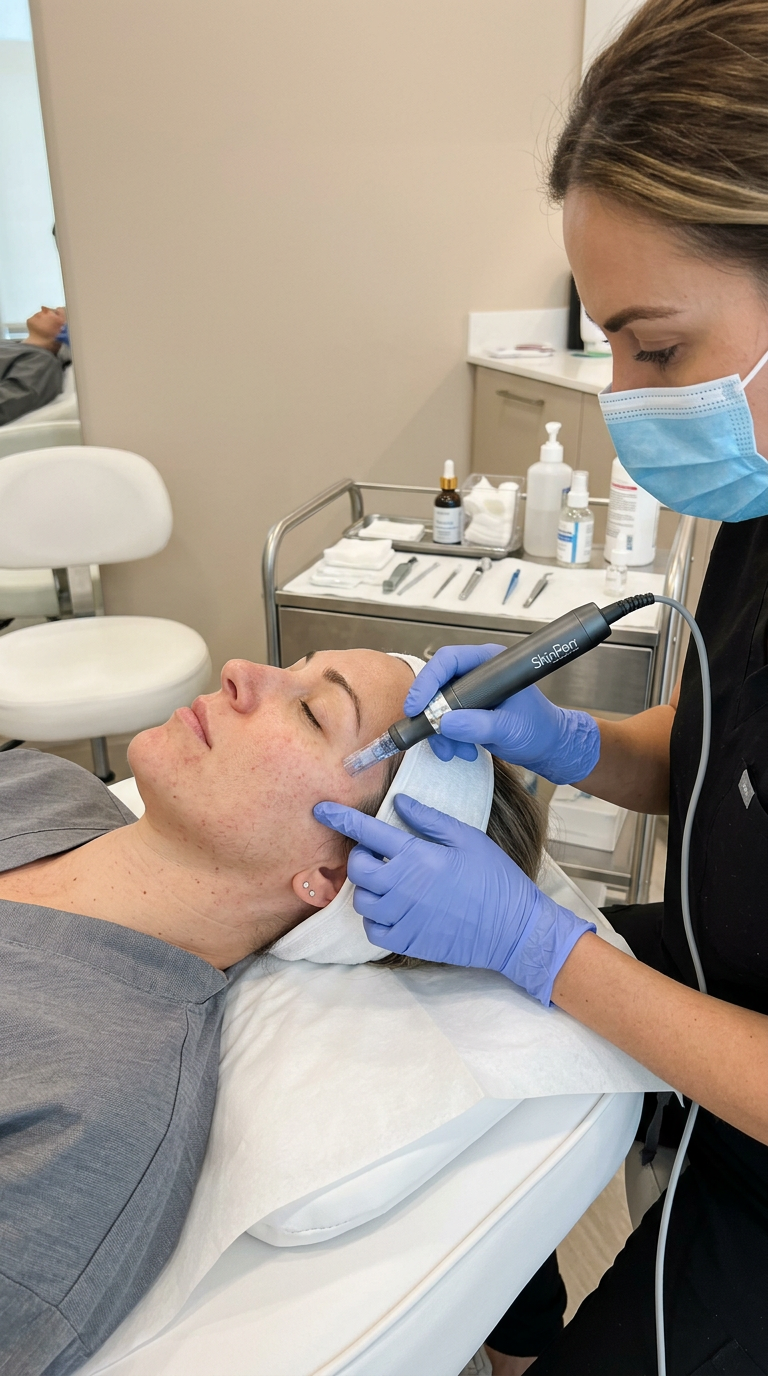 Medizinisches Microneedling