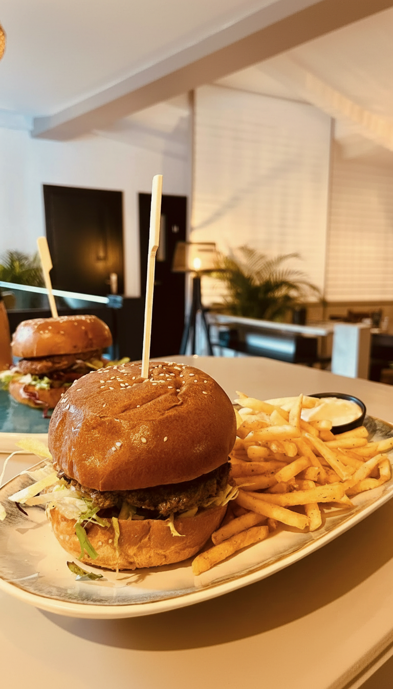 Burgermenü für 2 Personen