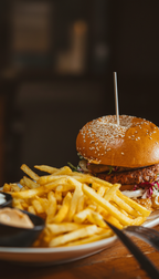 Burgermenü für 2 Personen