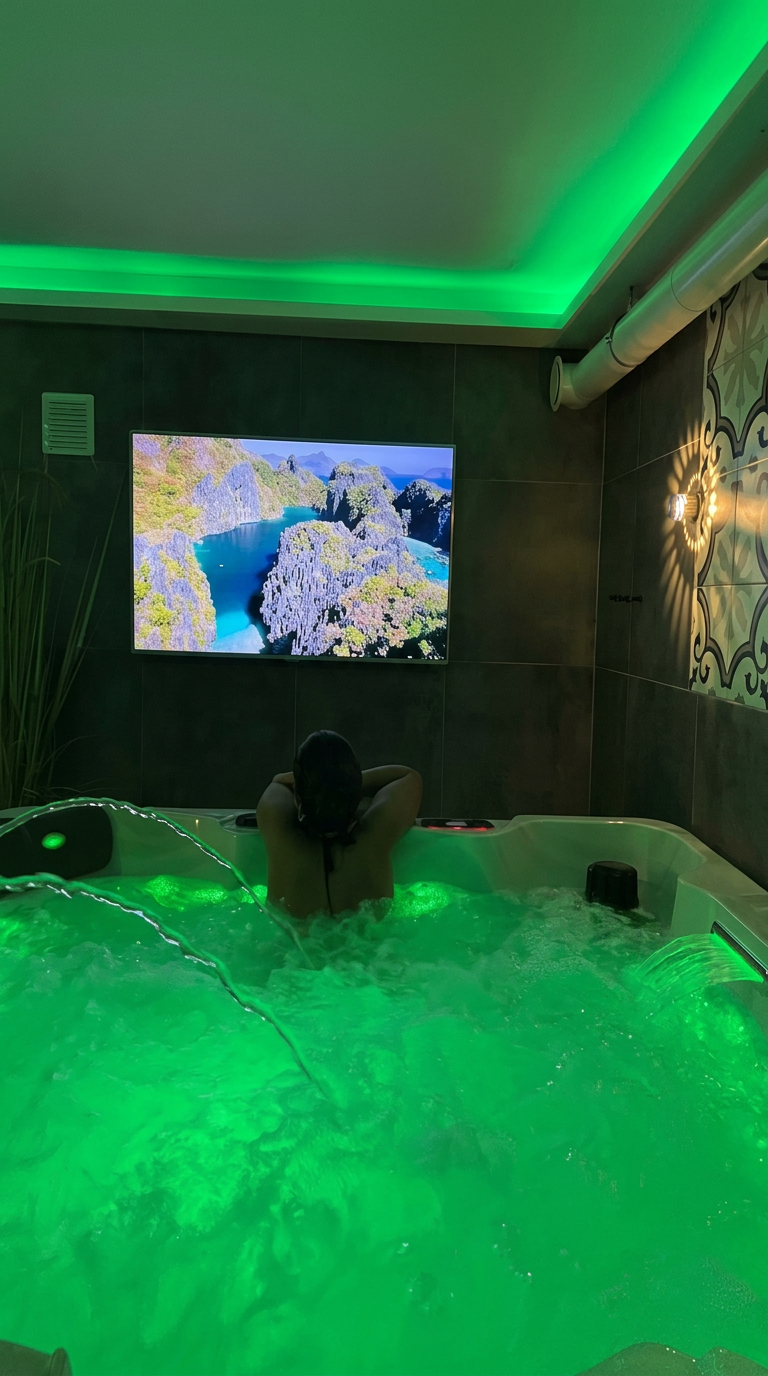 3 Std. Private Spa mit Rosenblättern für 2 Personen