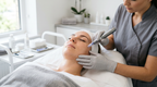 Microneedling bei Laserlux München – professionelle Gesichtsanwendung zur Anregung der Hauterneuerung und Verfeinerung des Hautbildes mit moderner Needling Technologie