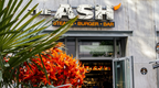 Außenansicht von The ASH Essen – modernes Steakhouse, Burger Bar und Restaurant mit stilvollem Ambiente