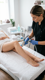 Laser Haarentfernung bei Hair Beauty Roselin Berlin – professionelle Behandlung an den Beinen zur langfristigen Reduzierung unerwünschter Körperhaare