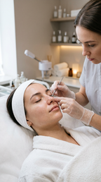 Hautausreinigung bei My Beauty Corner – professionelle Gesichtsbehandlung zur Entfernung von Hautunreinheiten im Rahmen eines Fruchtsäure Peelings