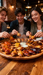 20 Traditional Chicken Wings mit Ranch Dip