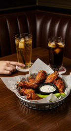 20 Traditional Chicken Wings mit Ranch Dip