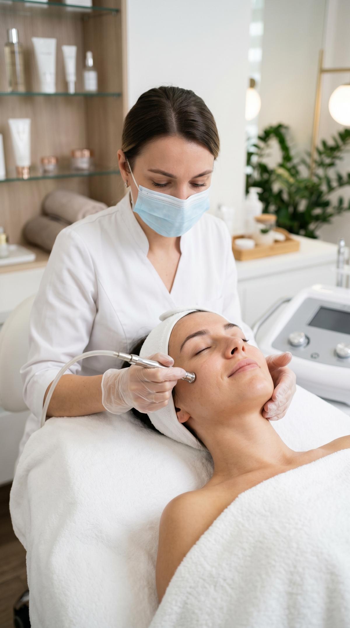 Microdermabrasion Behandlung