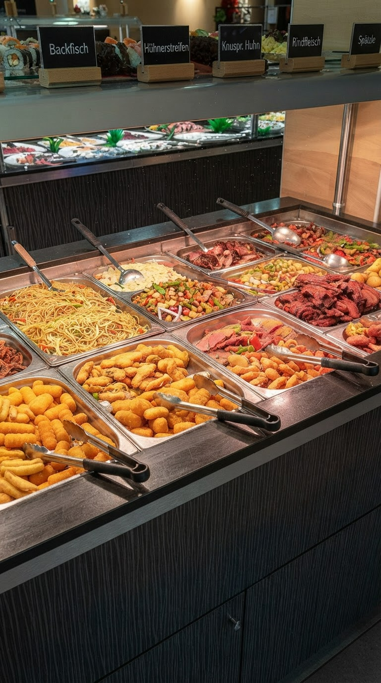 Asiatisches All You Can Eat & Drink Buffet