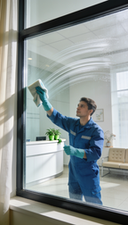 Fensterreinigung für 7 Fenster