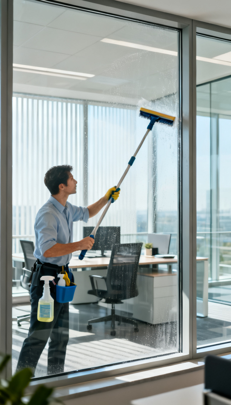 Fensterreinigung für 7 Fenster