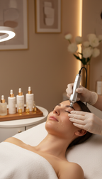 Microneedling-Gesichtsbehandlung