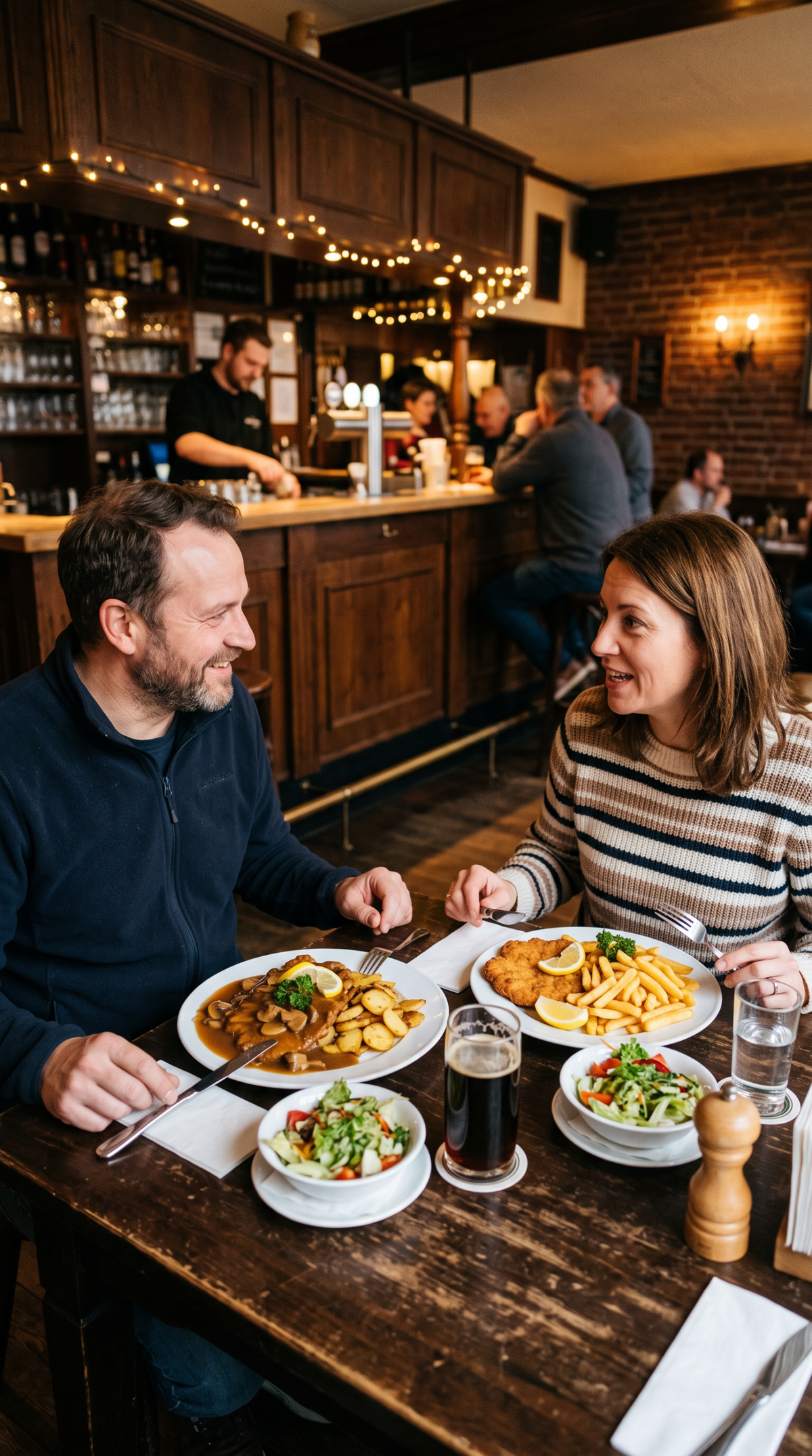 Schnitzel & Beilagen für 2 Personen