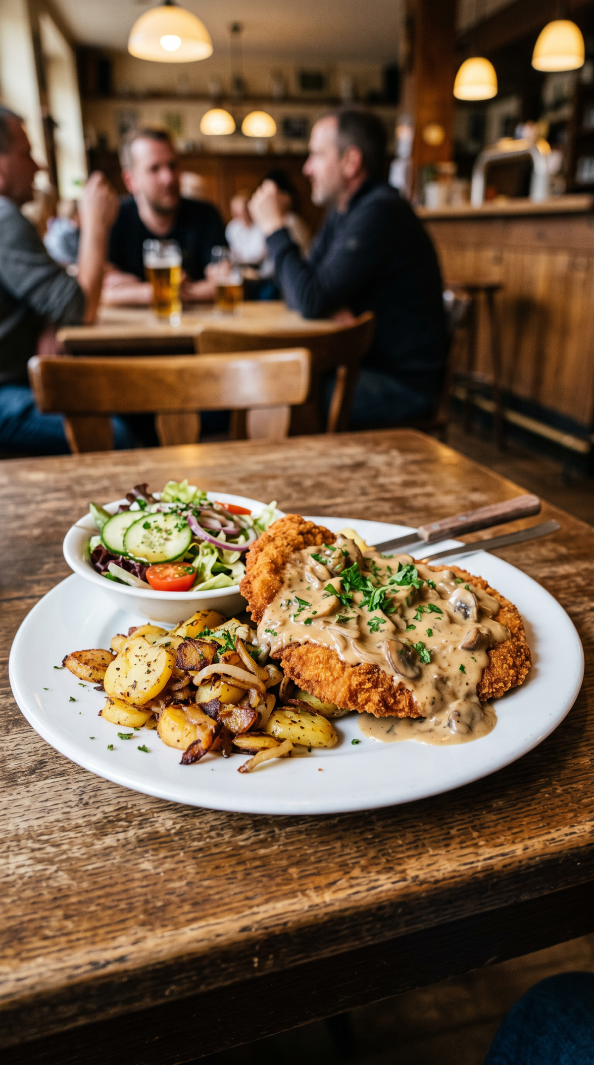 Schnitzel & Beilagen für 2 Personen