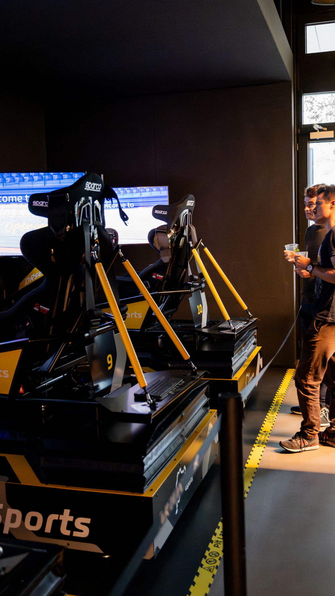 20 Min. Full-Motion Rennsimulator