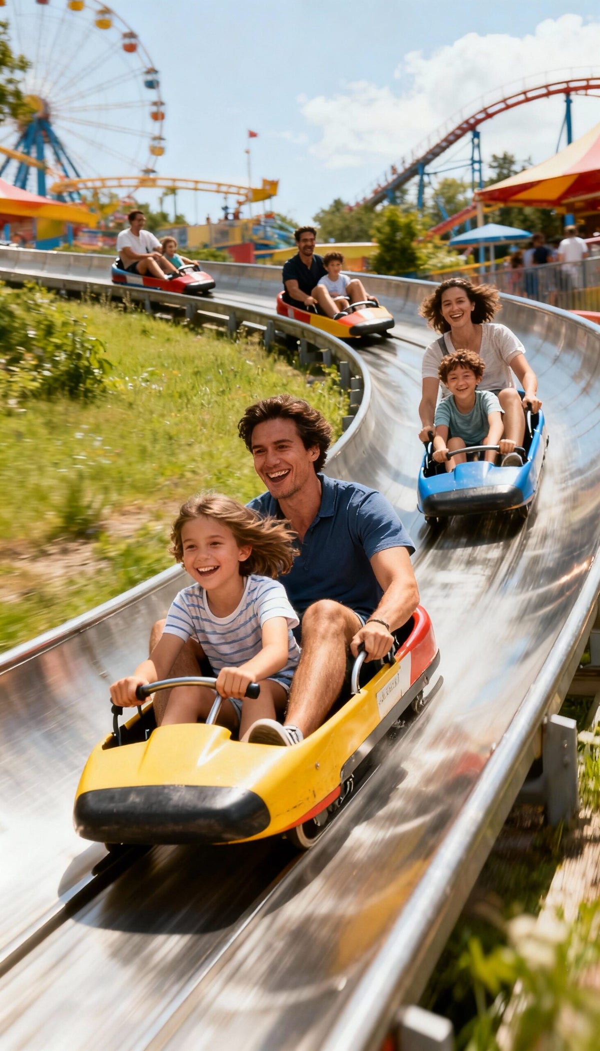 5er- oder 10er-Karte für die Sommerrodelbahn