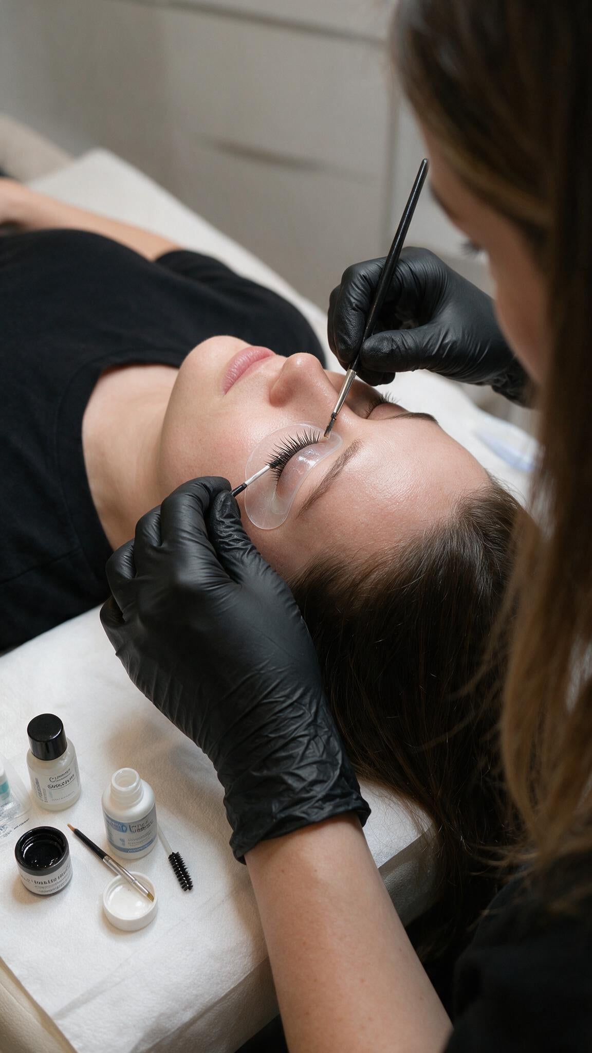 Lash- & Browlifting mit Färben