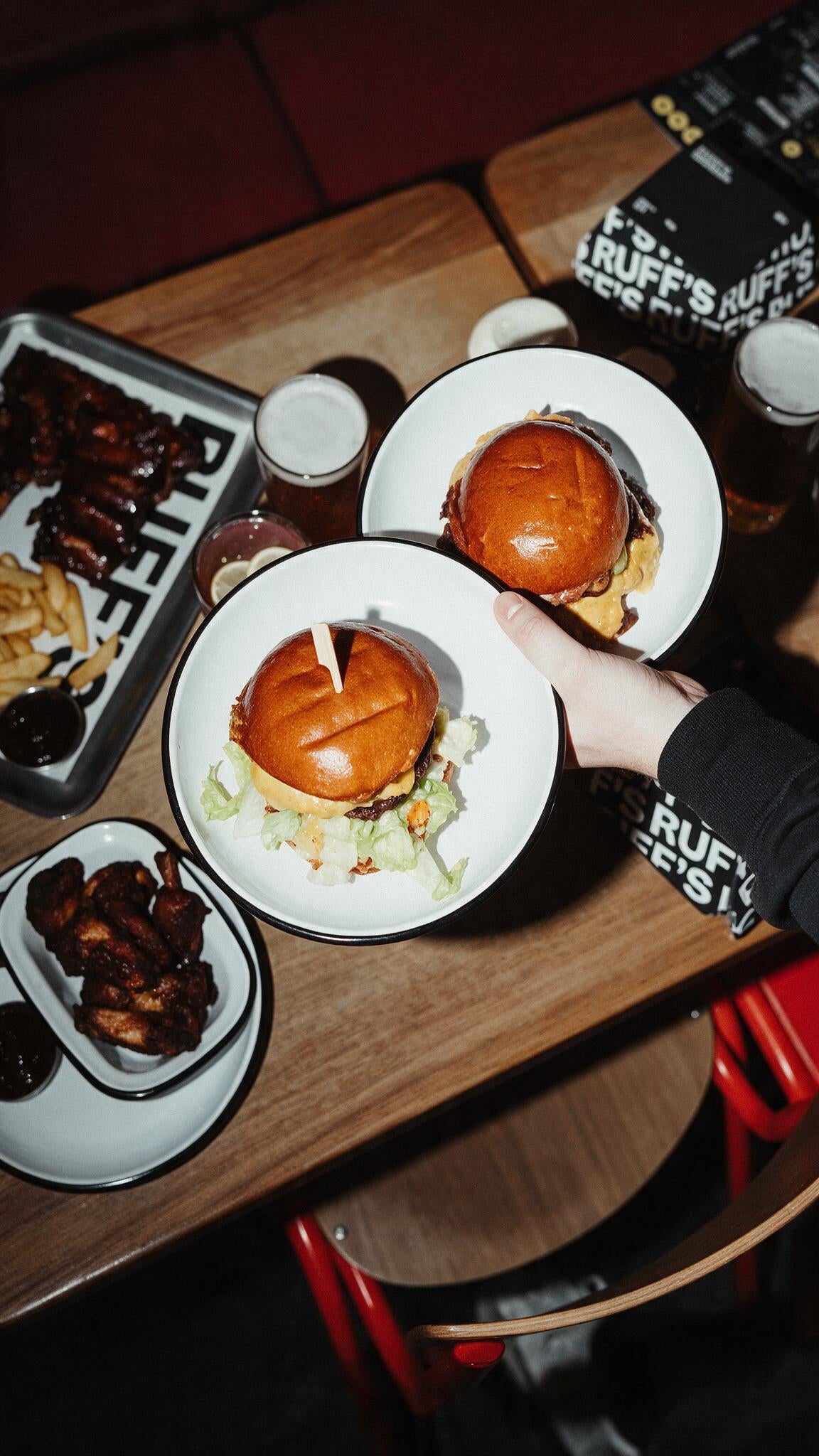 Burger Menü für 2 Personen