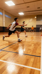 Badminton für bis zu 4 Personen