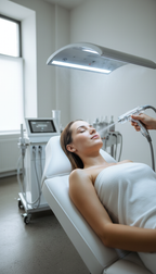 Aquafacial mit Jet Peel und Lichttherapie