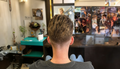 Herren-Haarschnitt mit Waschen, Föhnen und Finish-Produkten