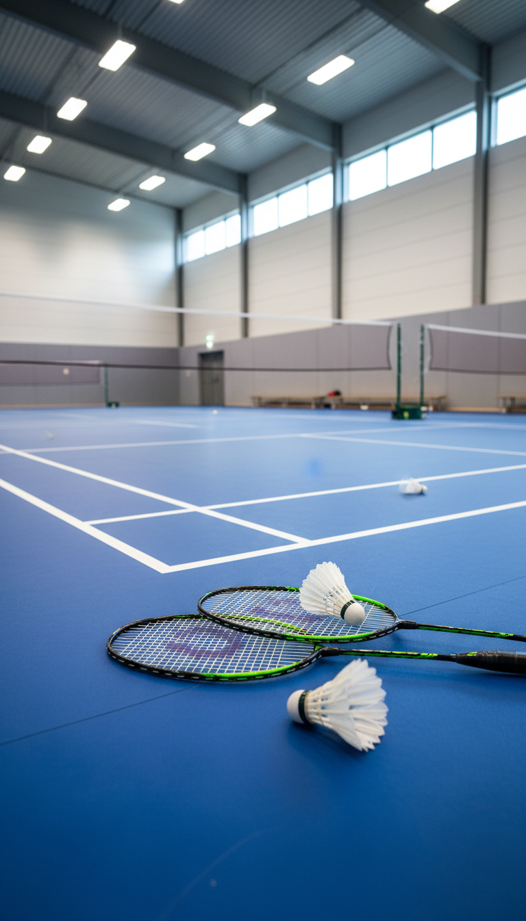 Badminton mit Leihausrüstung 2 Personen