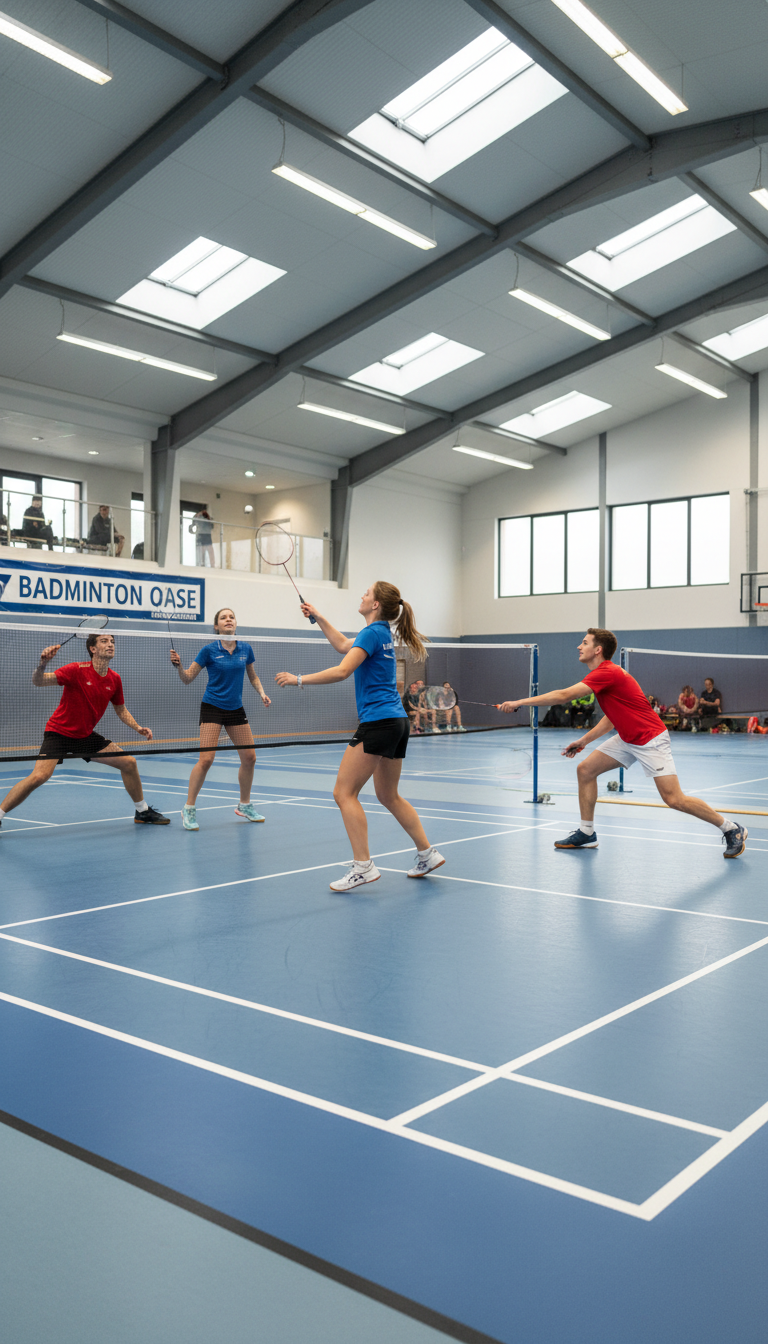 Badminton mit Leihausrüstung 2 Personen