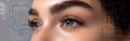 Wimpern- und Augenbrauen-Lifting mit Färben