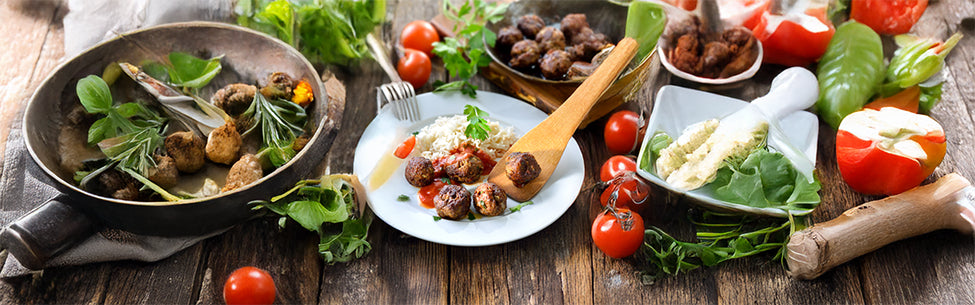 Mediterrane Gerichte &amp; Flammkuchen für 2 Personen